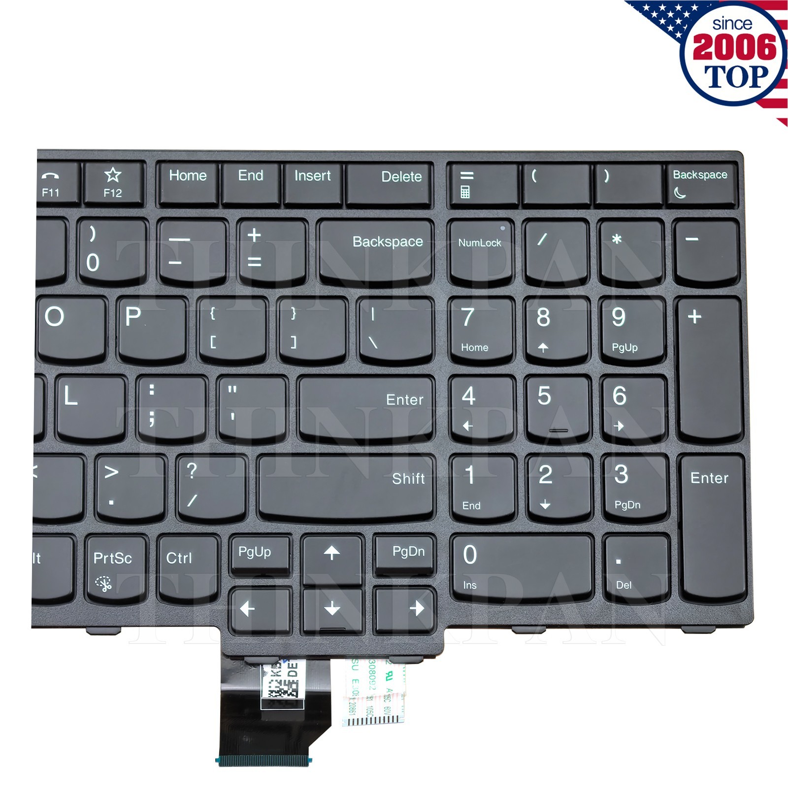 US Backlit Keyboard for Lenovo Thinkpad T15g Gen1 P15 Gen1 P17 Gen1 5M10Z54311