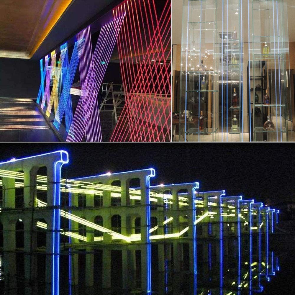 5mm*5m PMMA Plastic Side Glow Cable for Car Home Use Fiber Optic Light