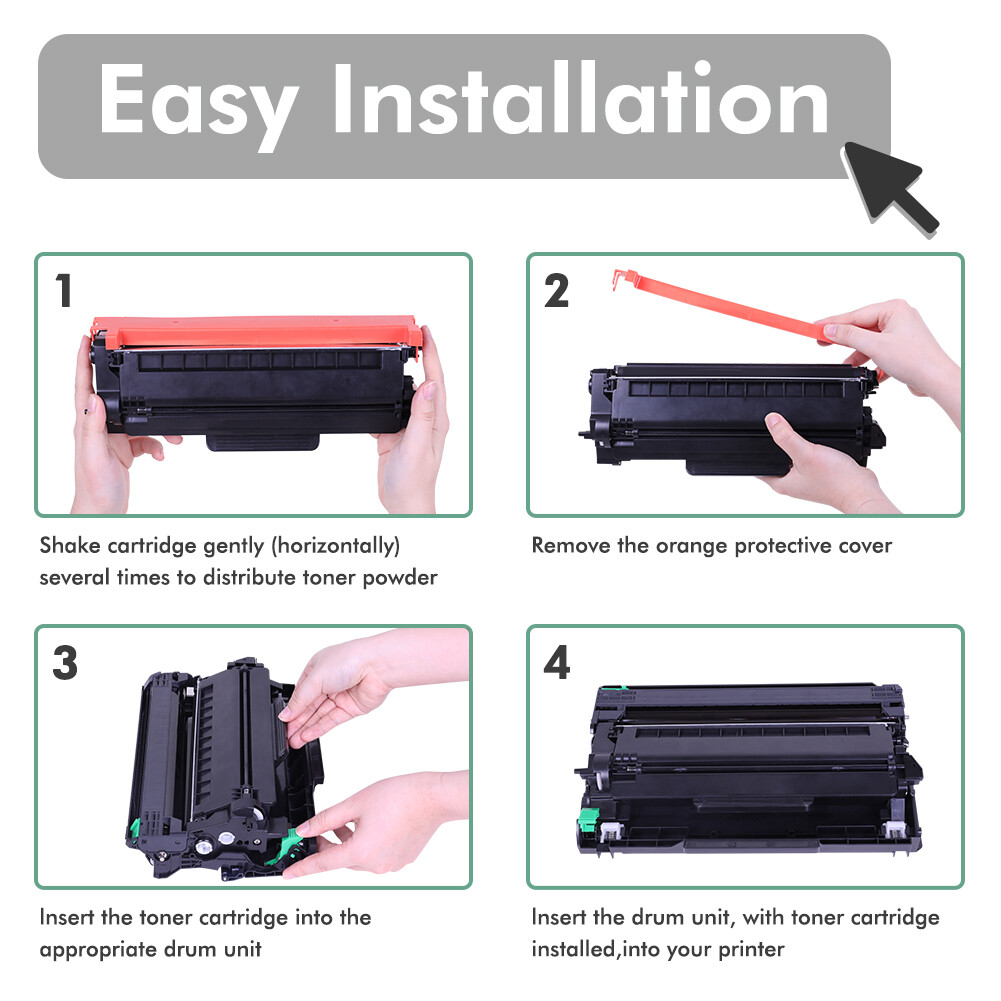 TN760 Toner Cartridge /DR730 Drum for Brother MFC-L2710DW HL-L2350DW HL-L2370DW