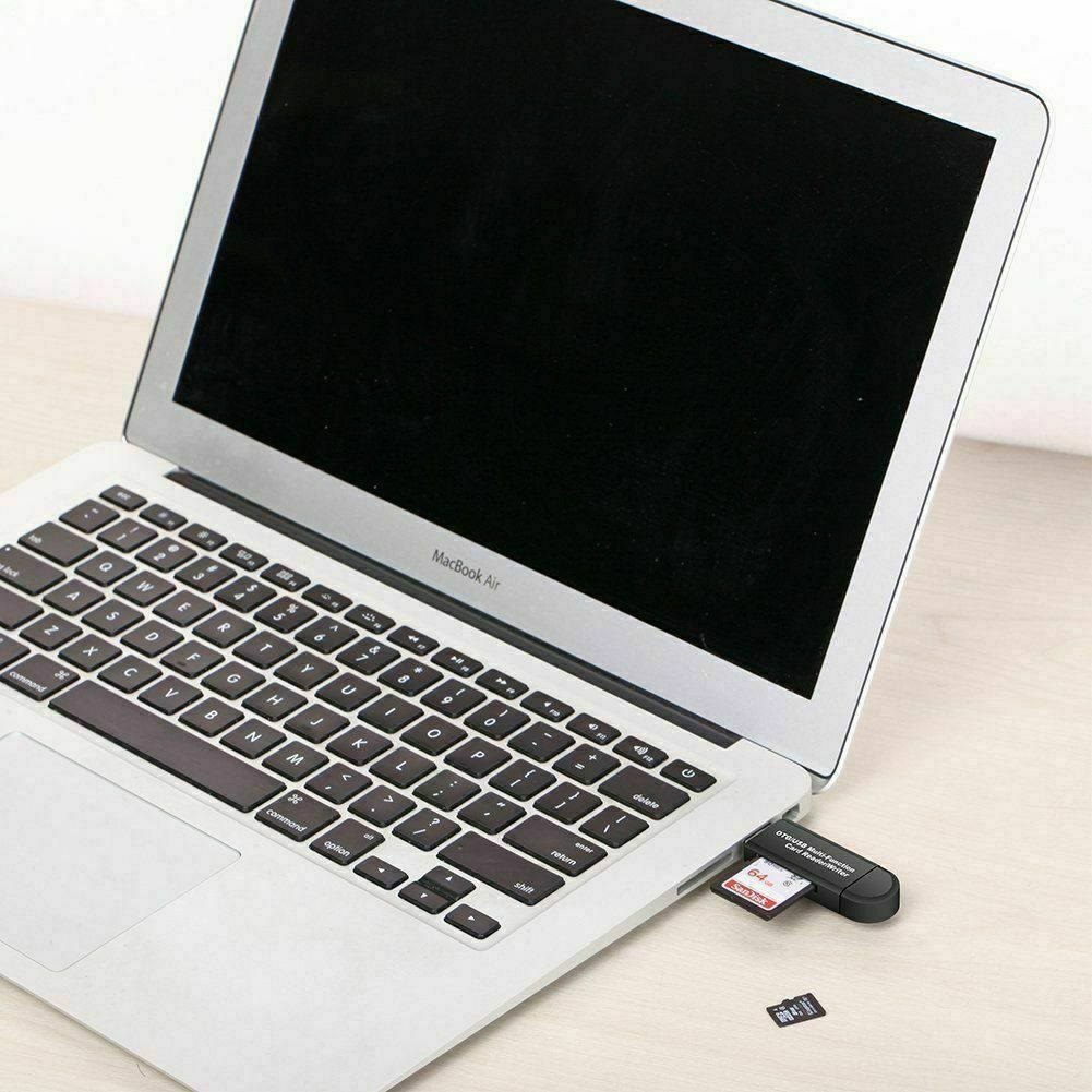 Micro USB OTG to USB 2.0 Adapter SD/Micro SD Card Reader With Standard USB Male