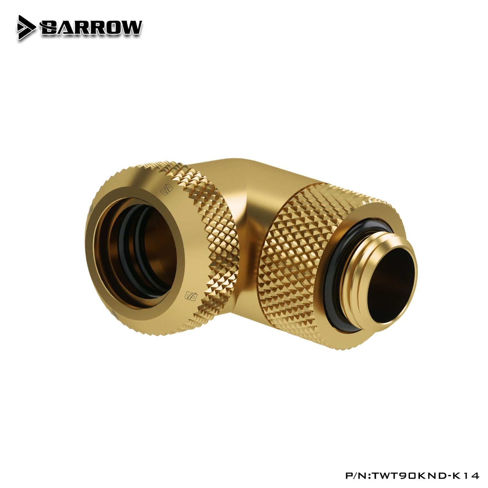 Barrow G1/4″ 90 Degree 14mm Fitting Compression 90° Rotary Multi-Link Adapter