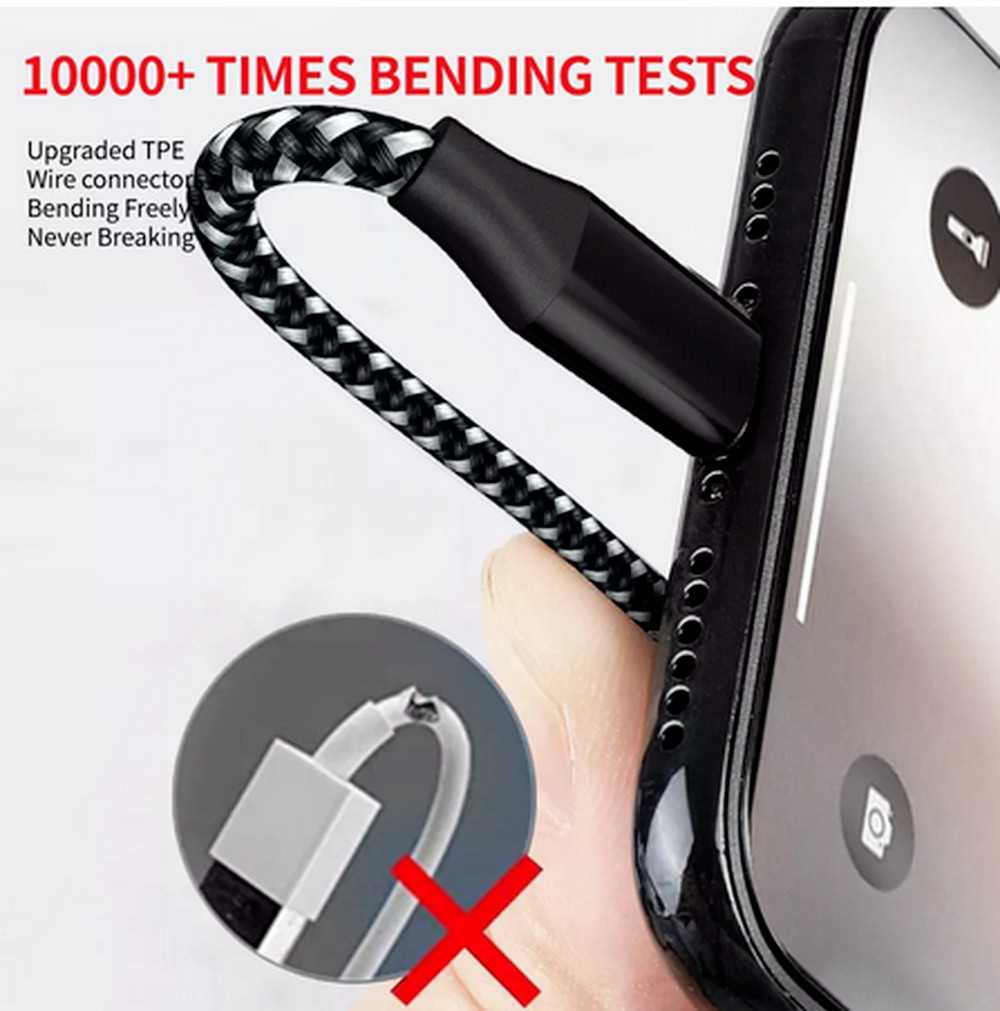 Lot USB Fast Charger Cable 6FT For iPhone 14 12 13 11 8 7 6 XR XS X SE Data Cord