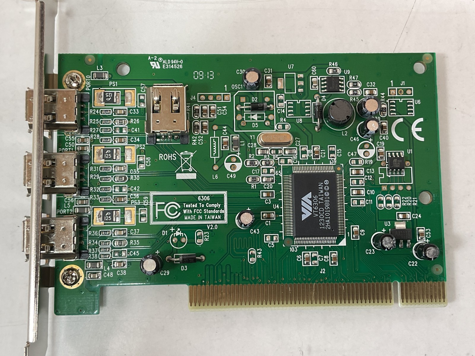 StarTech 4-Port PCI 1394a FireWire Adapter Card – PCI1394MP
