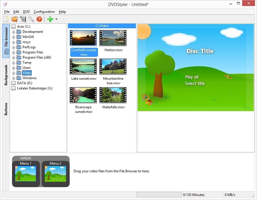 DVDStyler – DVD Creator & Authoring Software | CD DVD Burner Burning for Windows