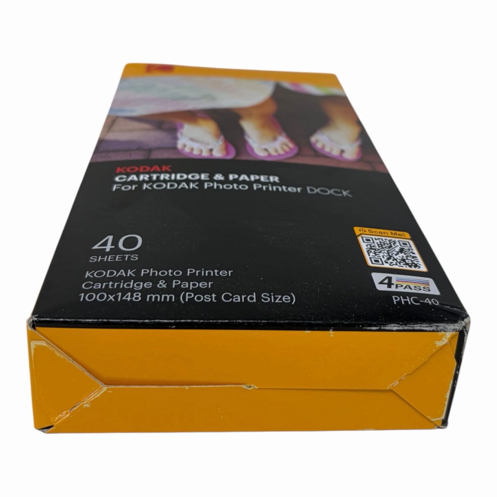 Kodak Dock Plus 4×6 Instant Photo Printer Bundle 40 Sheets PD460 White