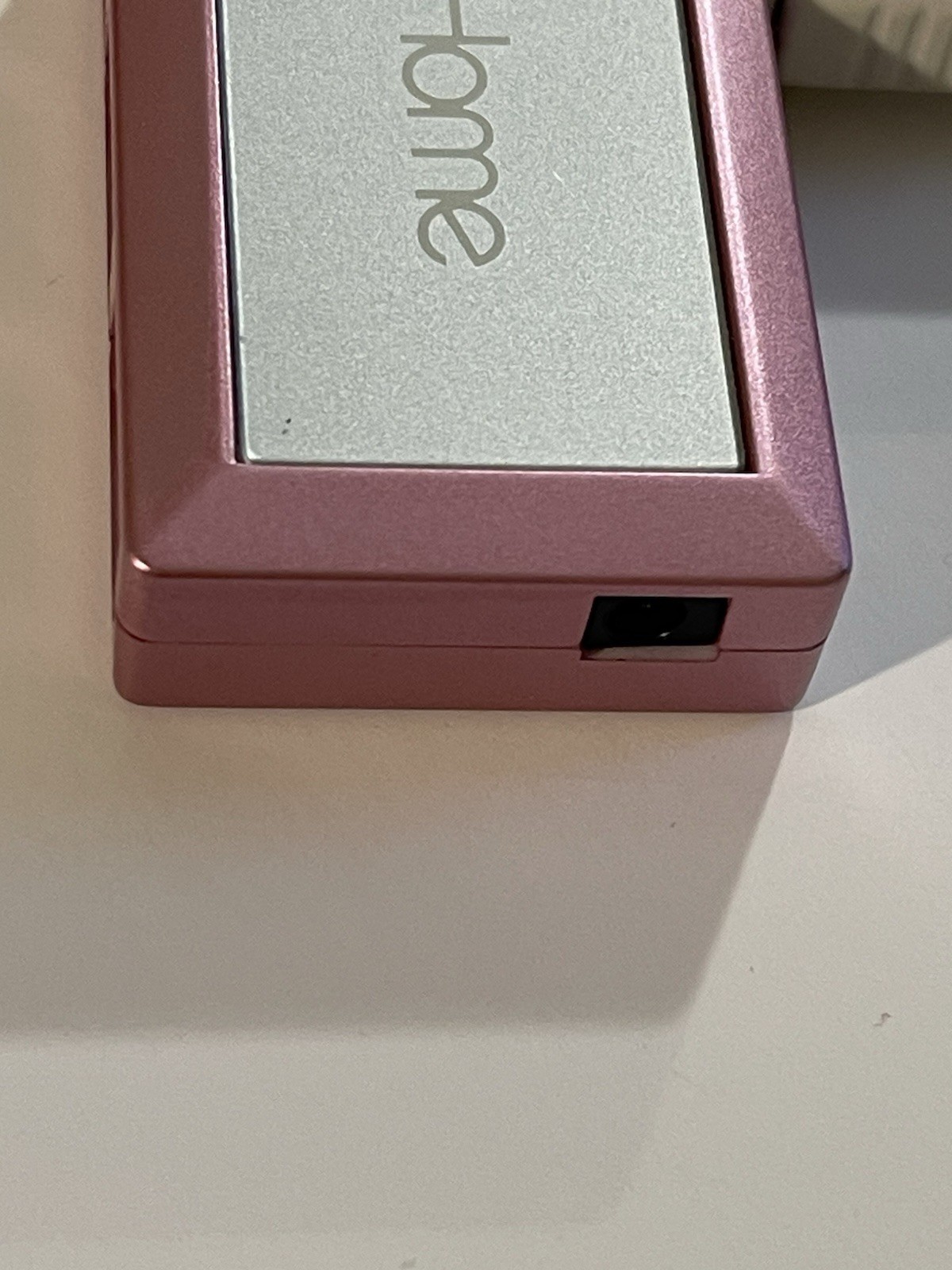 iHome Portable USB Hub Splitter Box 1:3 Pink Silver Type A Male to Female