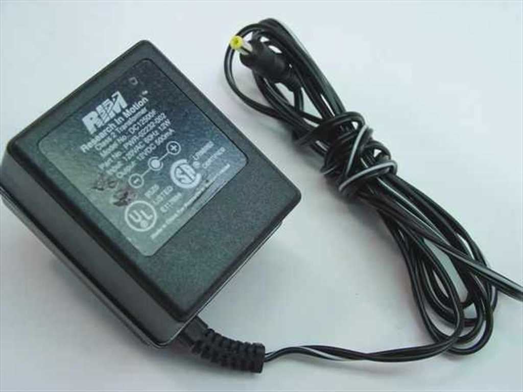 RIM Class 2 Transformer – AC Adapter 12VDC 500mA – DC12500F PWR-02232-002