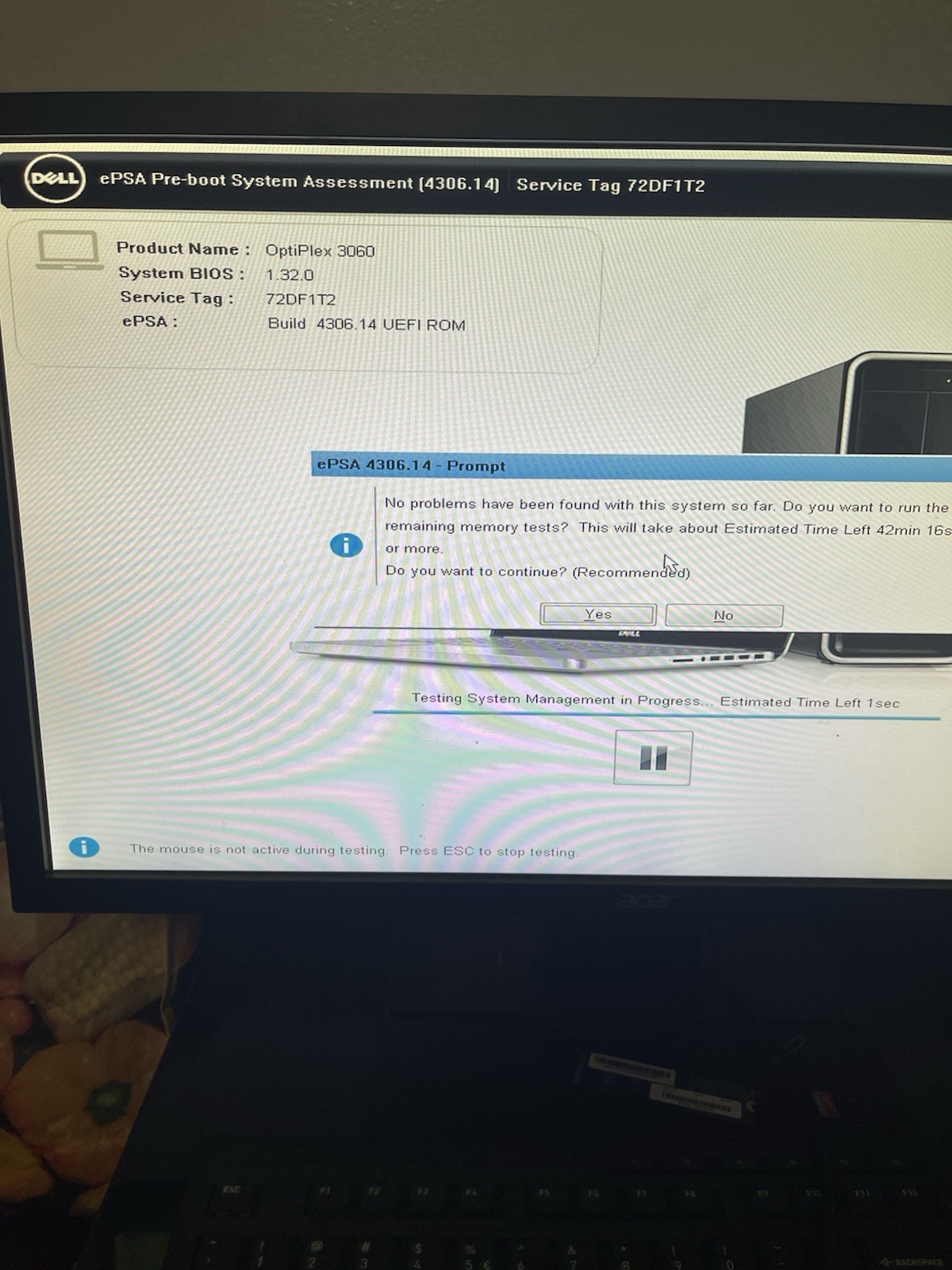 Dell Optiplex 3060(240GB SSD, Intel Core i5-8500, 3.00GHz, 16GB RAM) Desktop