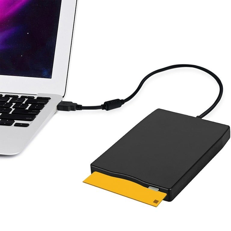 3.5 USB 2.0 Data External Floppy Disk Drive 1.44MB For Laptop PC Win 7/8/10/11