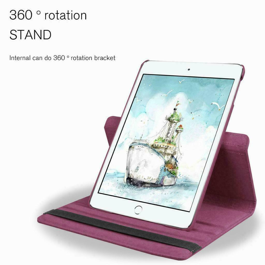 360 Rotating Leather Stand Case For Apple iPad Air 3rd Gen 2019 10.5 Inch Tablet