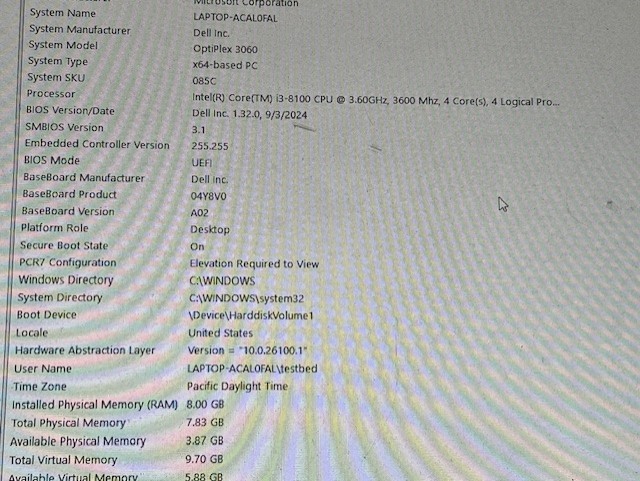 Dell Optiplex 3060 SFF (i3-8100 3.0GHz, 8GB, M.2 256GB SSD, WIN 11P, Extra DP)