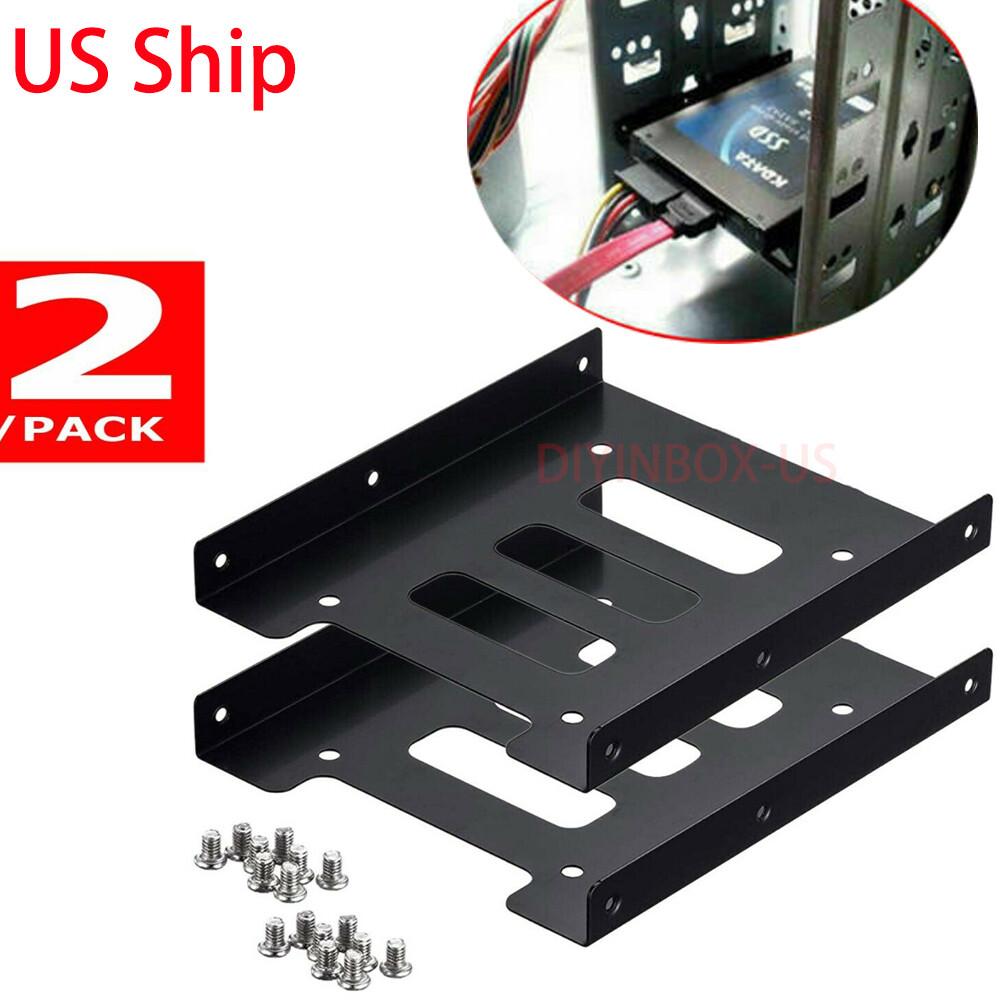 2.5″ to 3.5″ Bay SSD Metal Hard Drive HDD Mounting Bracket Adapter Dock / Tray