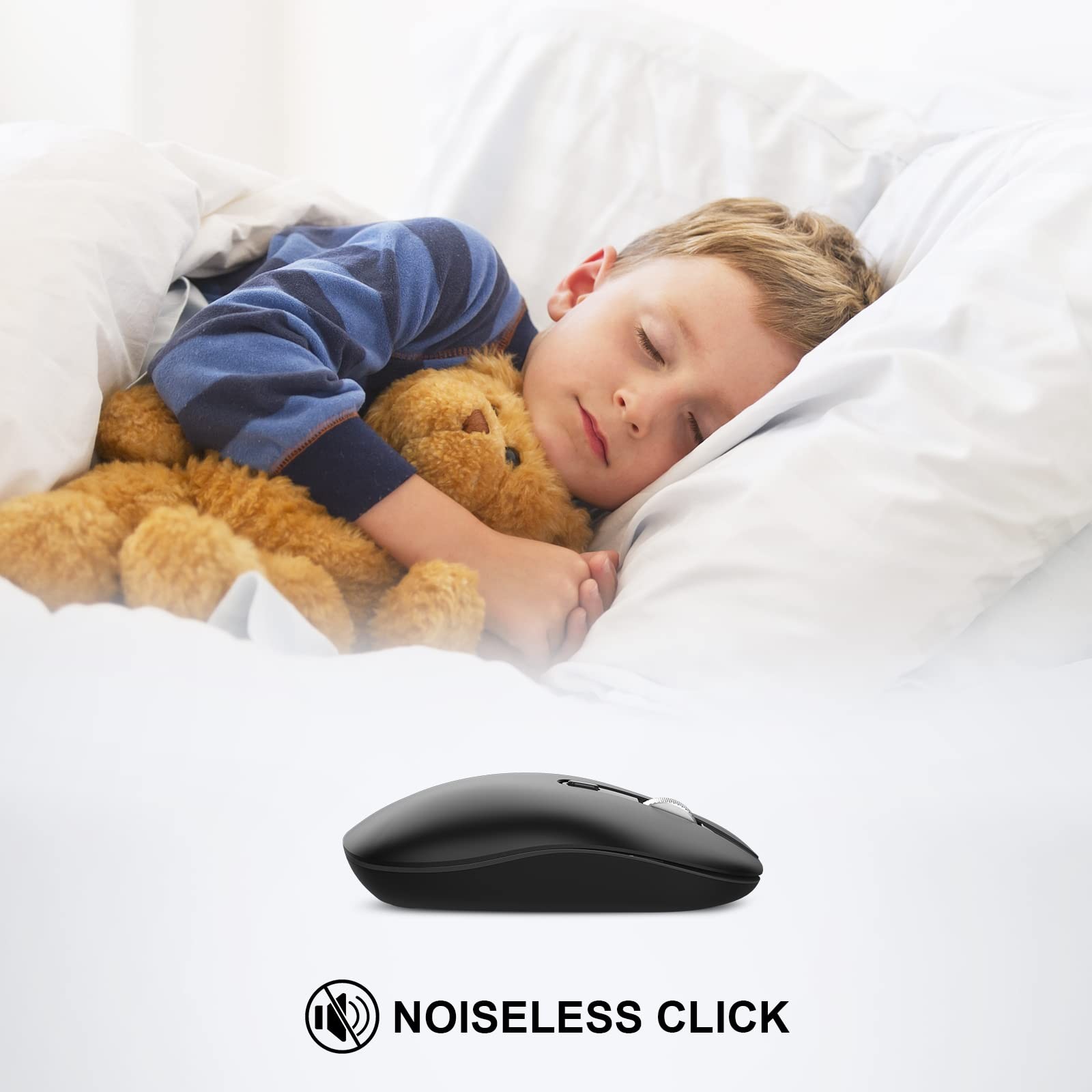 Type C Wireless Mouse, USB C Mice 2.4G Silent Cordless with Type C Receiver, …