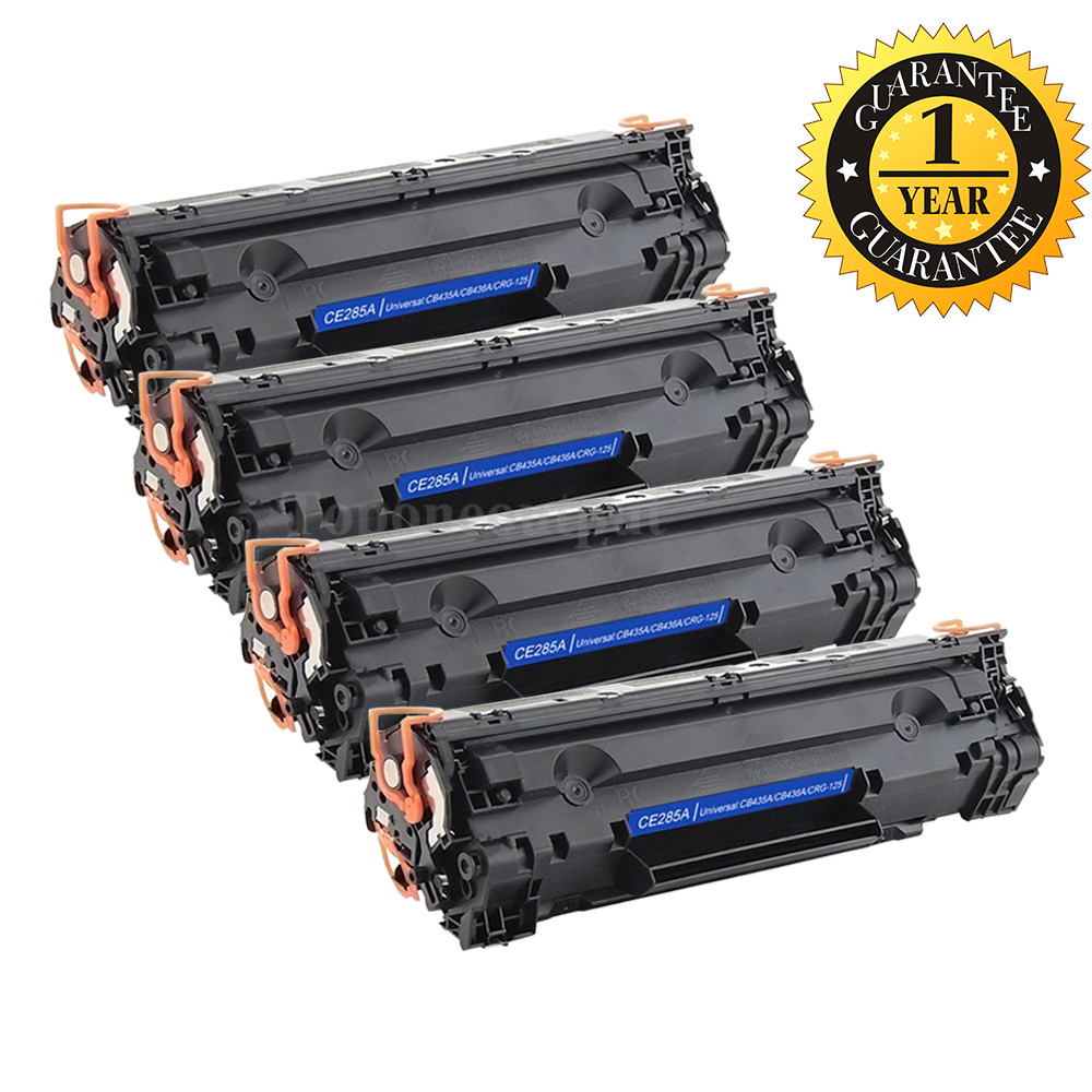 4PK CE285A 85A Toner Cartridge Compatible For HP LaserJet P1102w M1132 M1217nfw