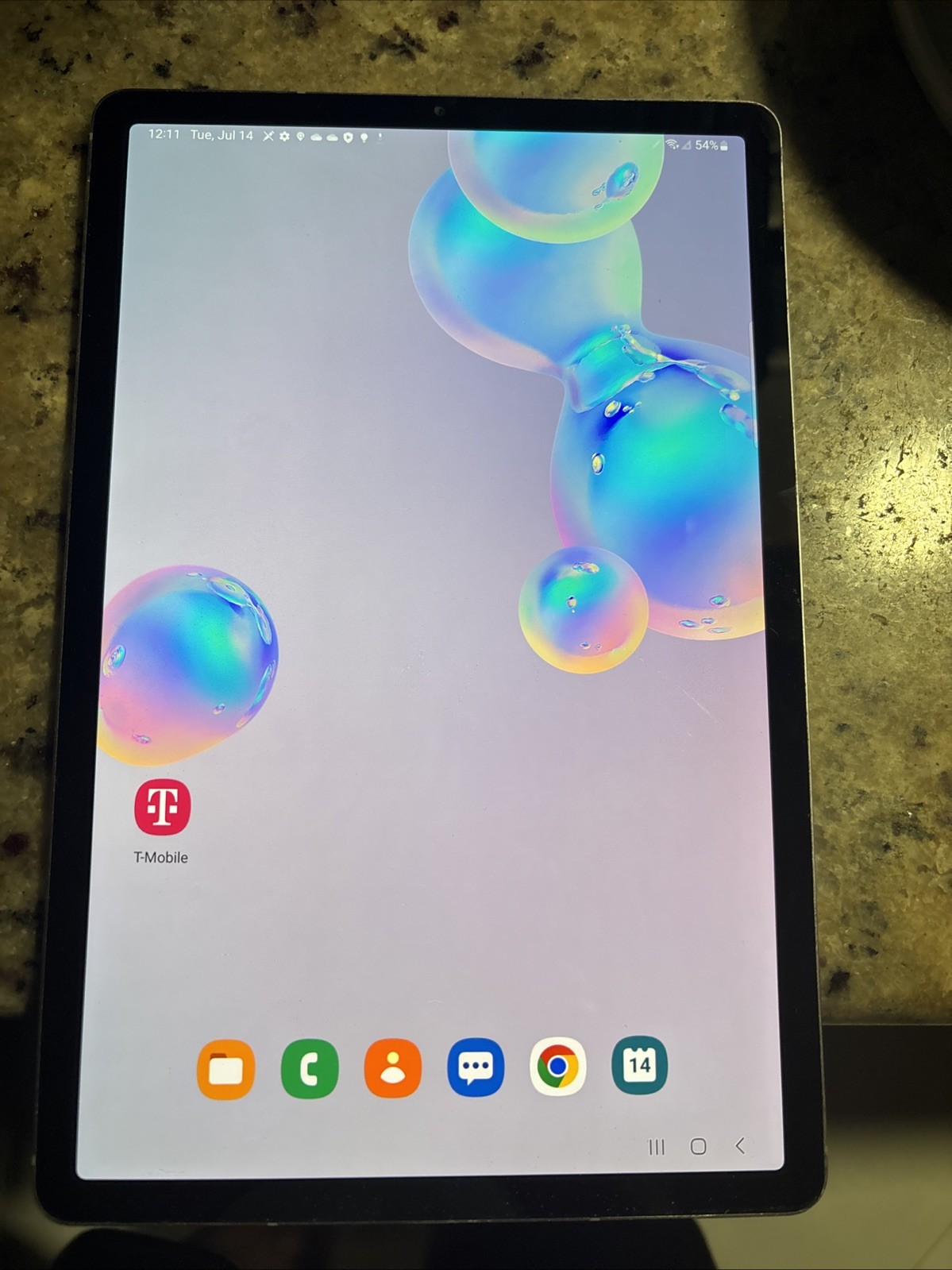 T-Mobile Samsung Galaxy Tab S6 10.5″ 128GB Black SM-T867U – Read