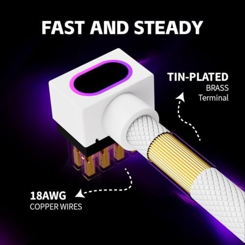“ARGB 8PIN GPU Extension Cable 30CM, 18AWG Right-Angle Design, Male-Female Conne