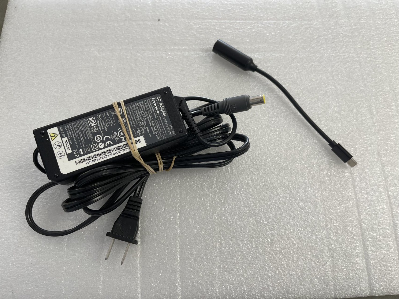 OEM Lenovo 65W USB-C Ac Adapter Charger For P51s P52s E485 E580 T470 X280 TP25