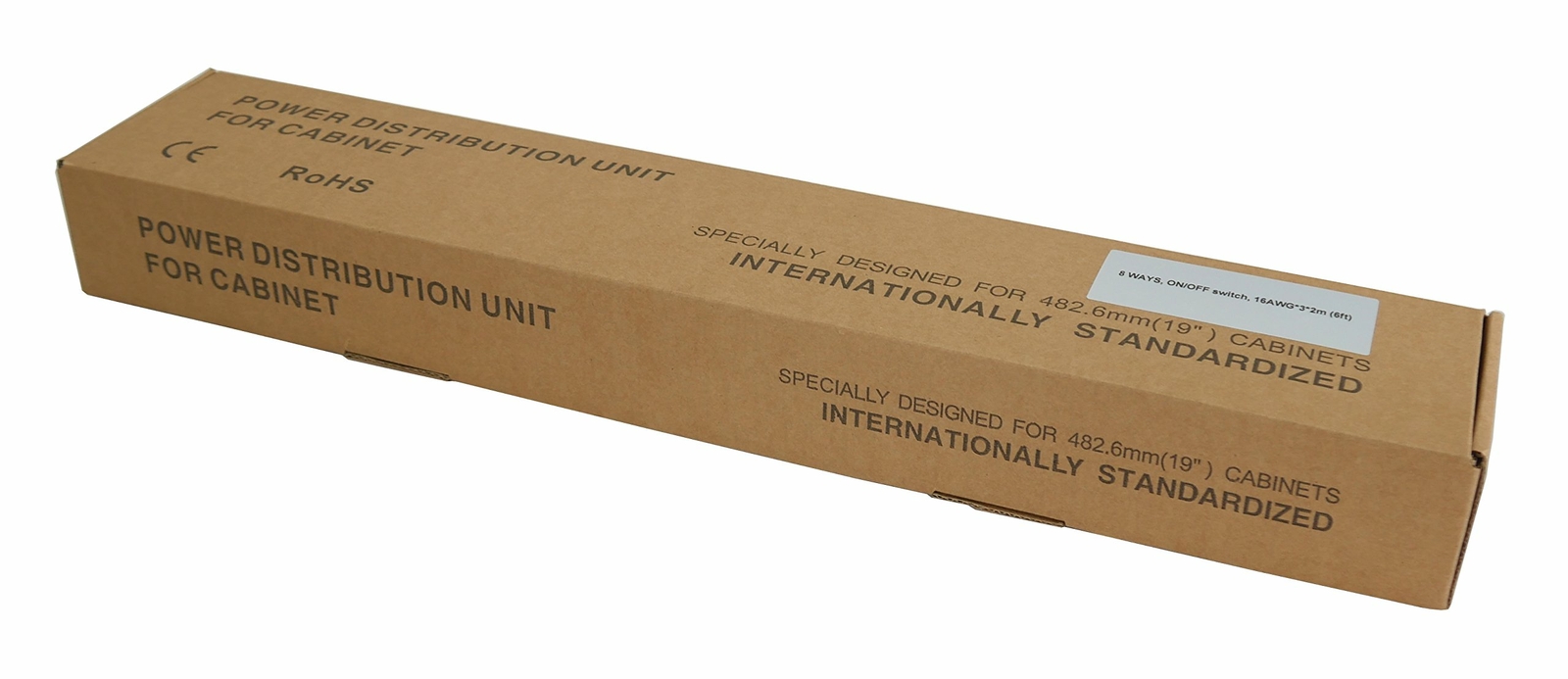 CNAweb 19″ 1U Rack Mount Network Power Distribution Unit PDU 8 Outlet 6′ Cord