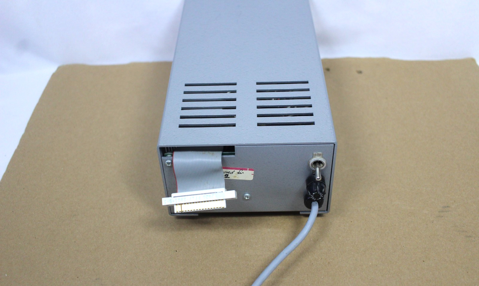 VINTAGE UNBRANDED EXTERNAL FLOPPY DISK DRIVE-FOR PARTS/SPARE PARTS/REPAIR ONLY