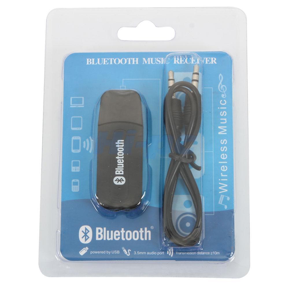 USB Bluetooth Music Stereo Wireless Audio Receiver Adapter for Home Car Speaker