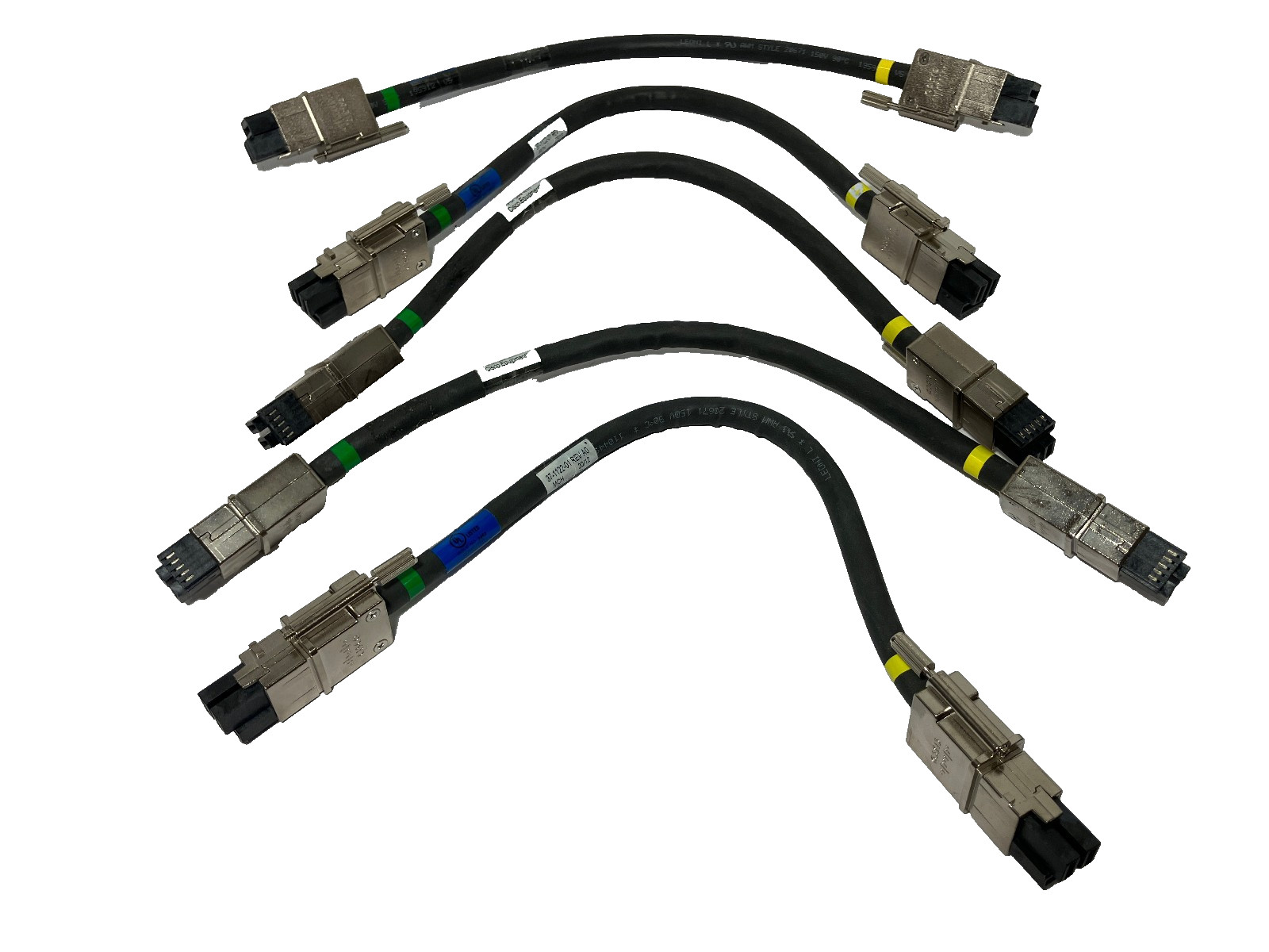 5 Lot Cisco CAB-SPWR-30CM StackPower Cable 37-1122-01 Catalyst 3750-X/3850