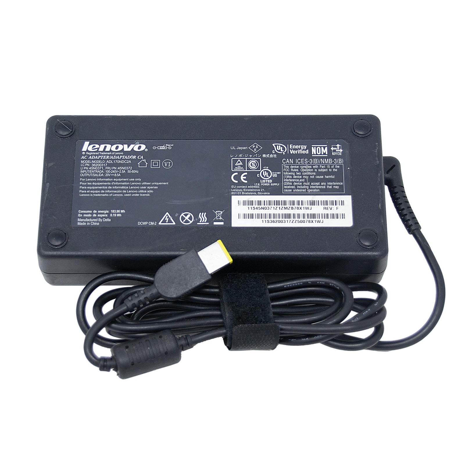 LENOVO 02DL136 20V 8.5A 170W Genuine Original AC Power Adapter Charger