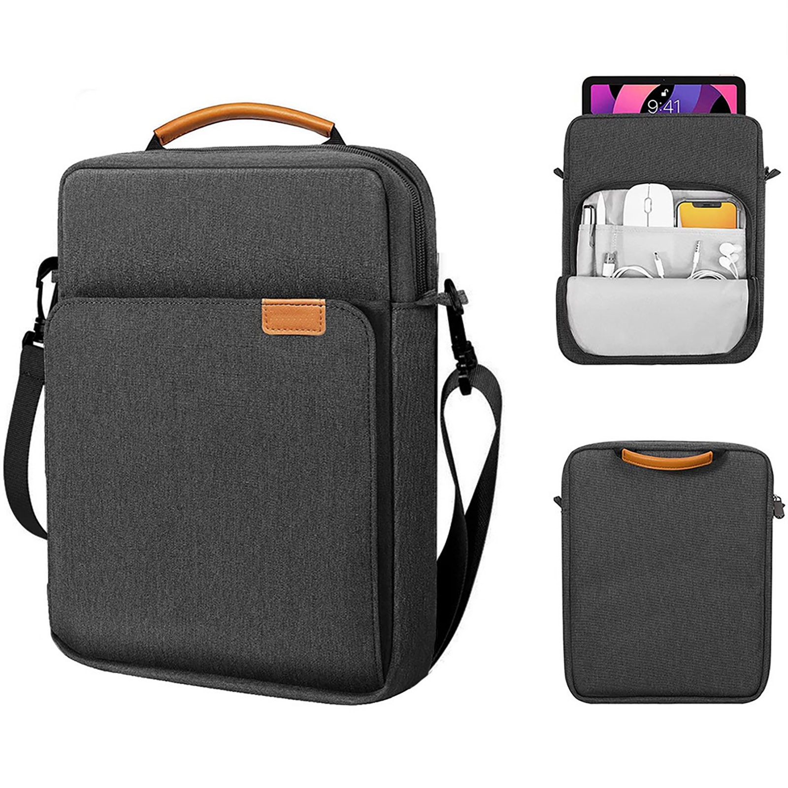 9-11 Inch Tablet Sleeve Bag Storage Bag with Shoulder Strap for Galaxy Tab gg