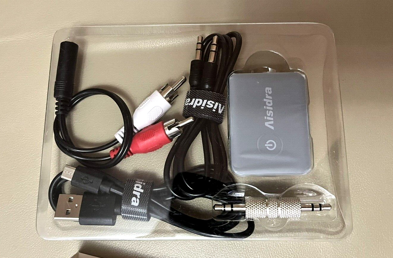 AISIDRA Bluetooth Transmitter Receiver V5.0 2 in 1 Adapter