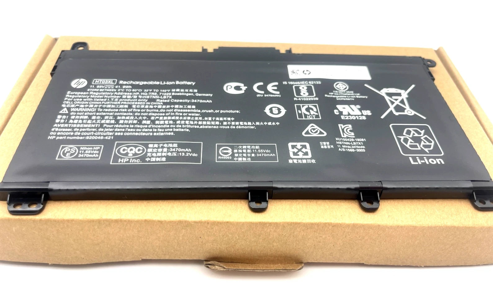 NEW OEM 41.9Wh HT03XL HT03041XL Battery for HP Pavilion 14 15 17 240 245 G7 US