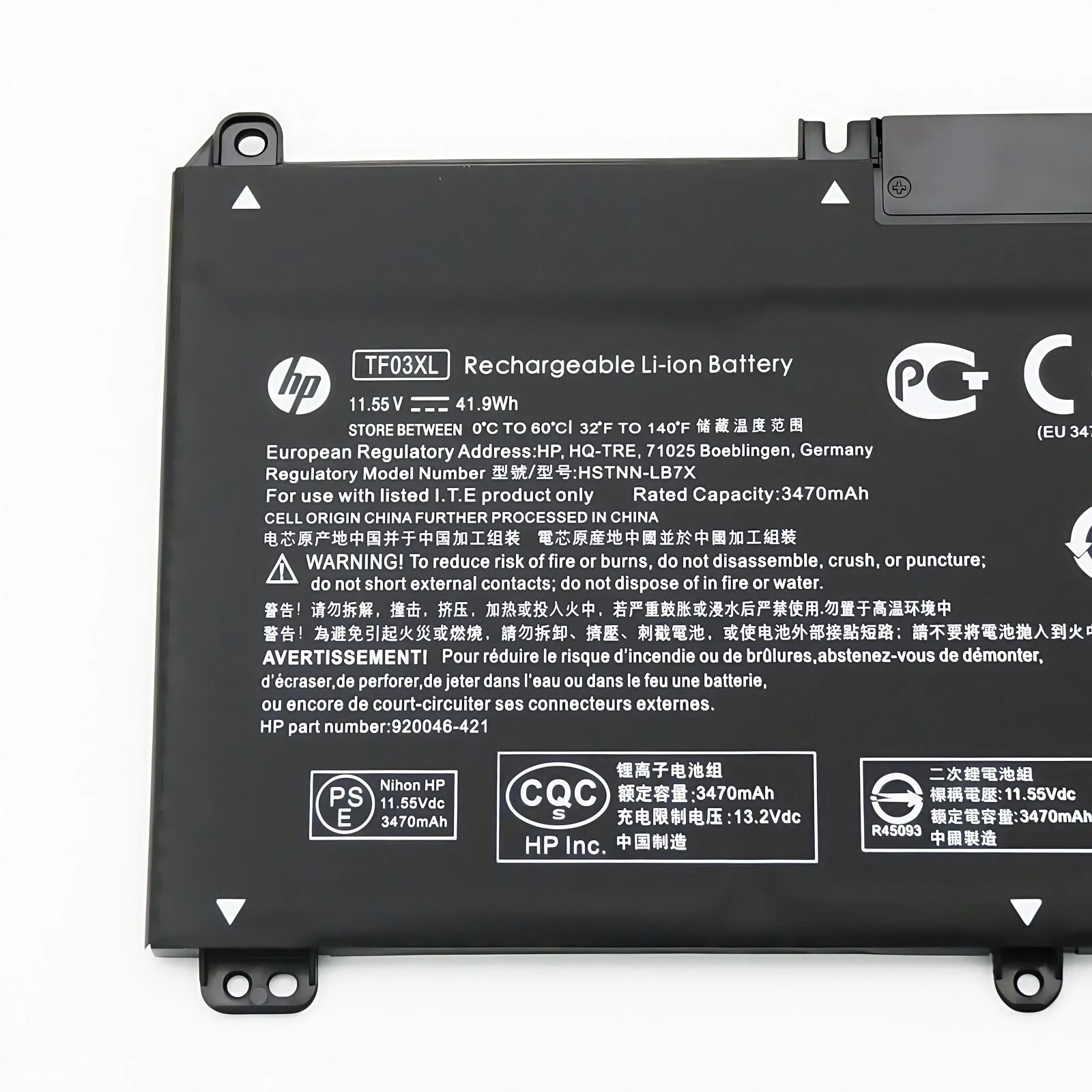 41.9Wh Genuine TF03XL Battery For HP Pavilion 15-CC 15-CK 15-CD 14-CD 920070-855