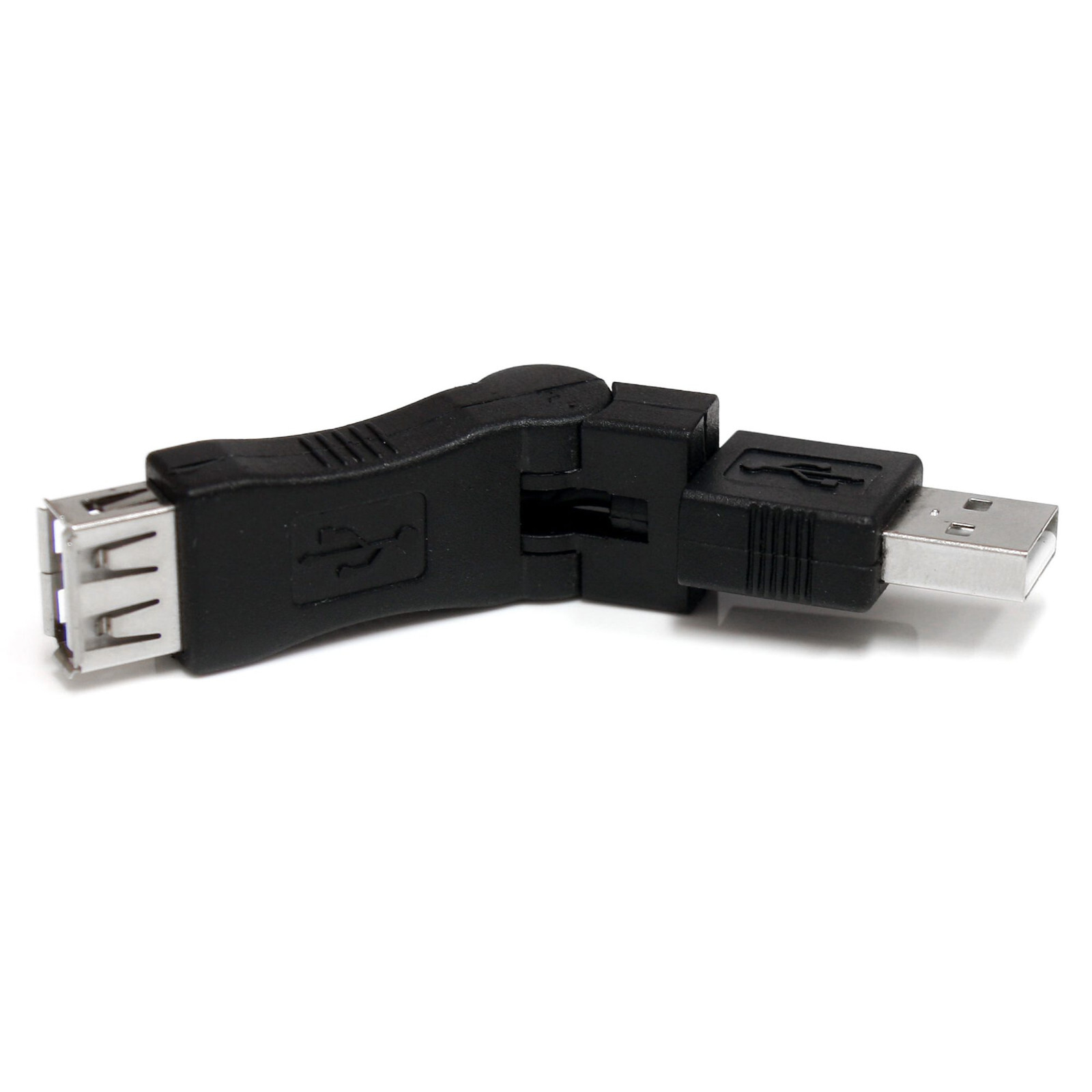 Rotating and Swivel USB A to USB A Cable Adapter M/F (2 Pcs.)