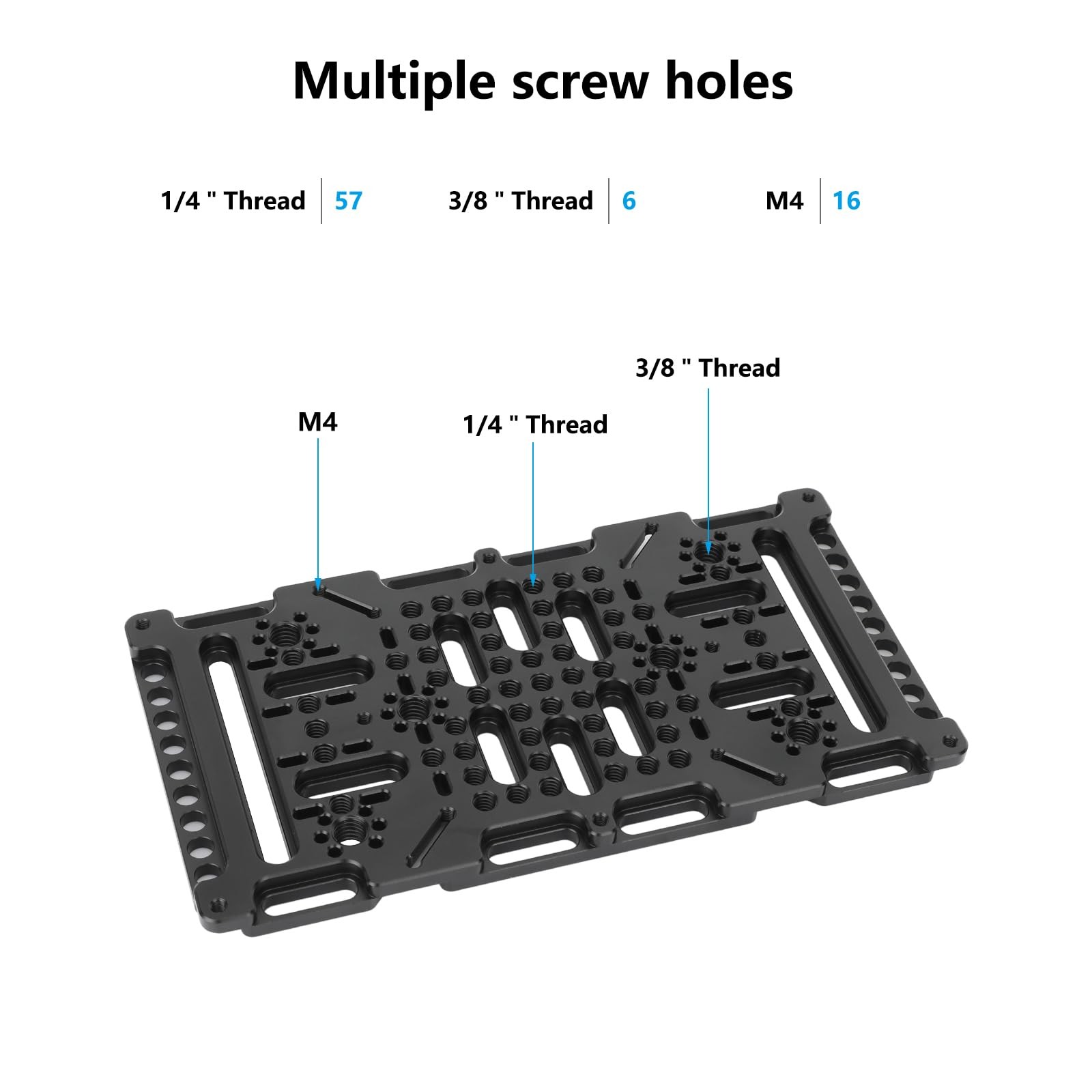 Multipurpose Cheese Plate Fits 75x75mm 100x100mm 200x100mm VESA Mounts 3707