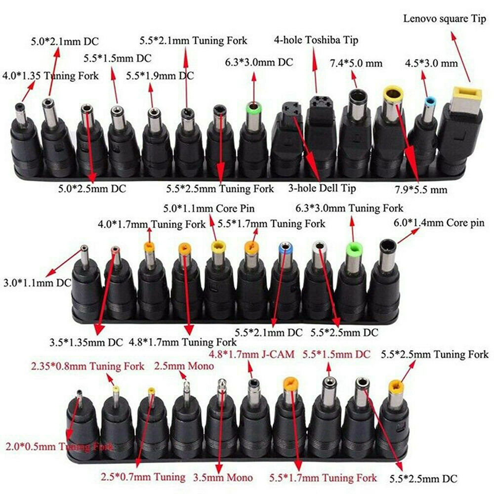 96W Universal Laptop Power Supply Charger Adapter w/ 8/42 Tips Notebook Charger