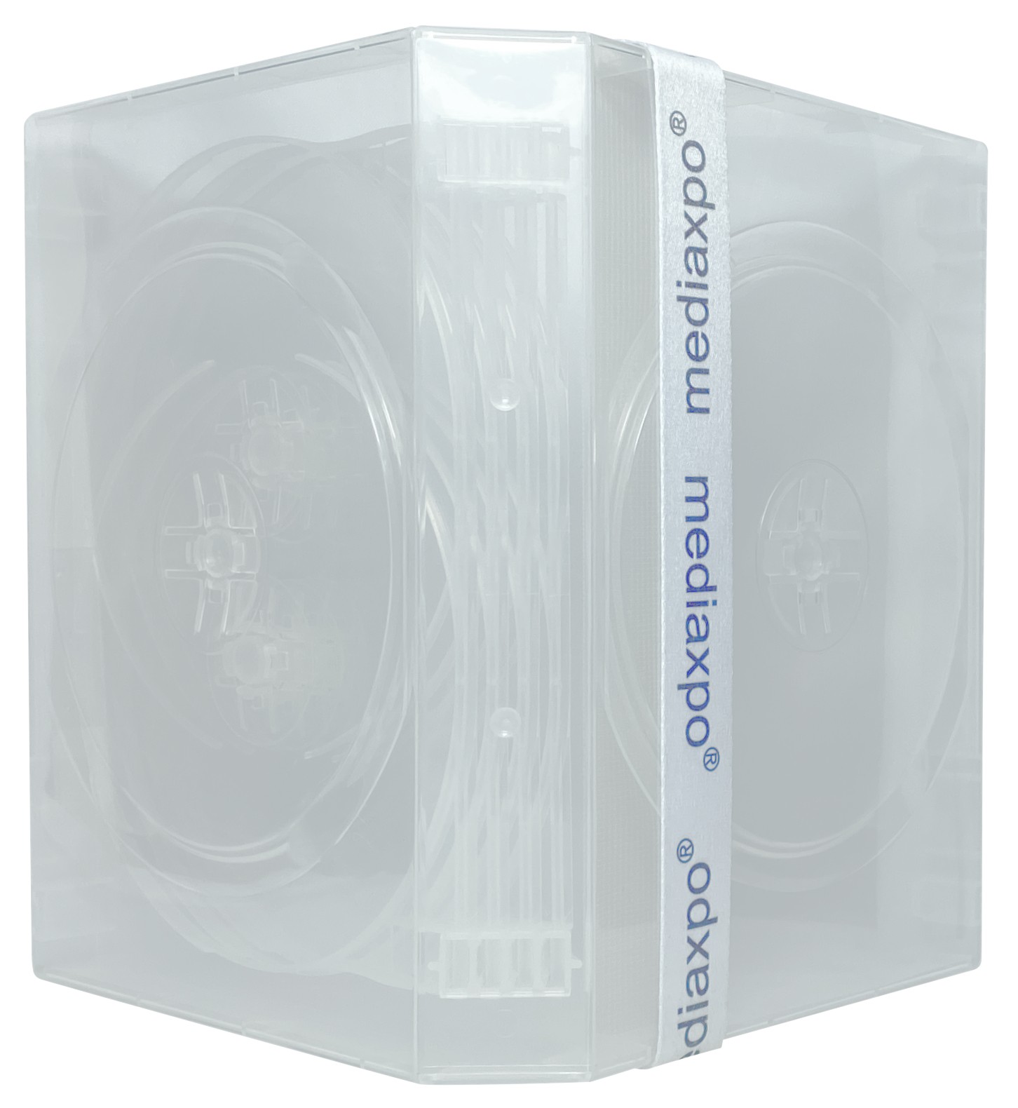 Clear 10 Disc DVD Cases Lot