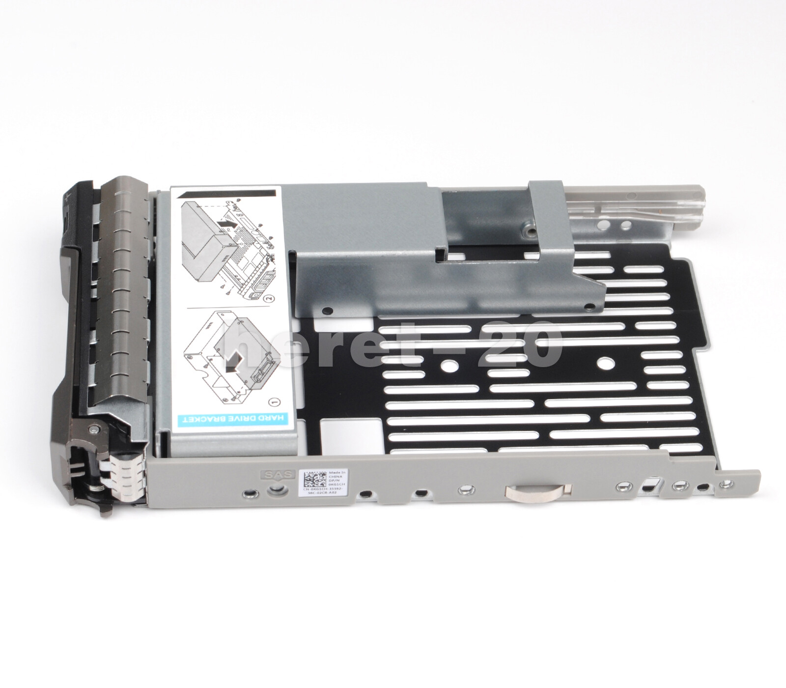 For Dell 2.5” Drive to 3.5” Tray 0X968D KG1CH w/adapter 9W8C4 R630 R730 T430