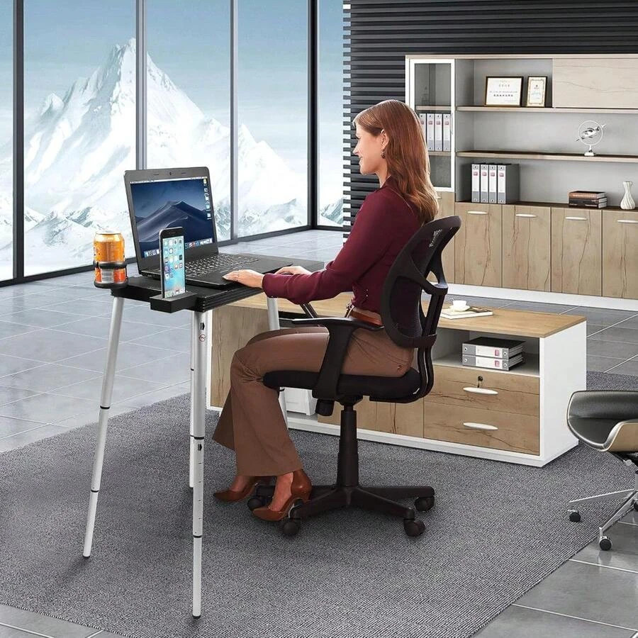 Portable Laptop Computer Stand Desk Table Compact Foldable Lightweight 3 Lbs