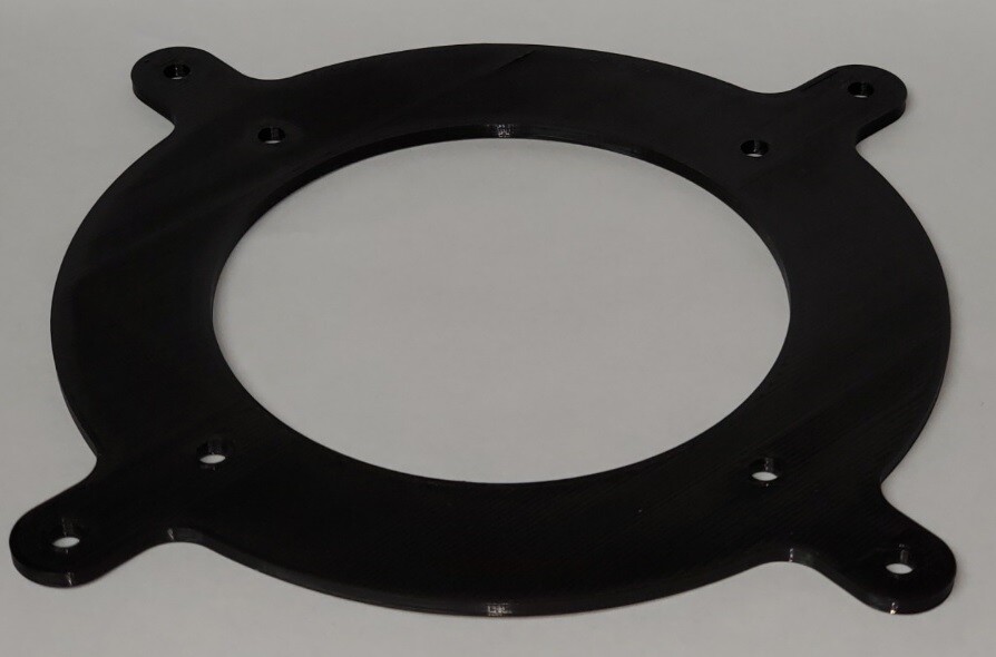 Custom PC Mounting Flat 80mm to 120mm Fan Adapter Converter Mod