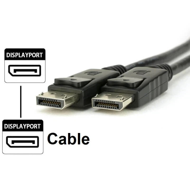 LOT Display port to Display Port DP Male to Male Cord 4K HD w Latches 6/10/15FT