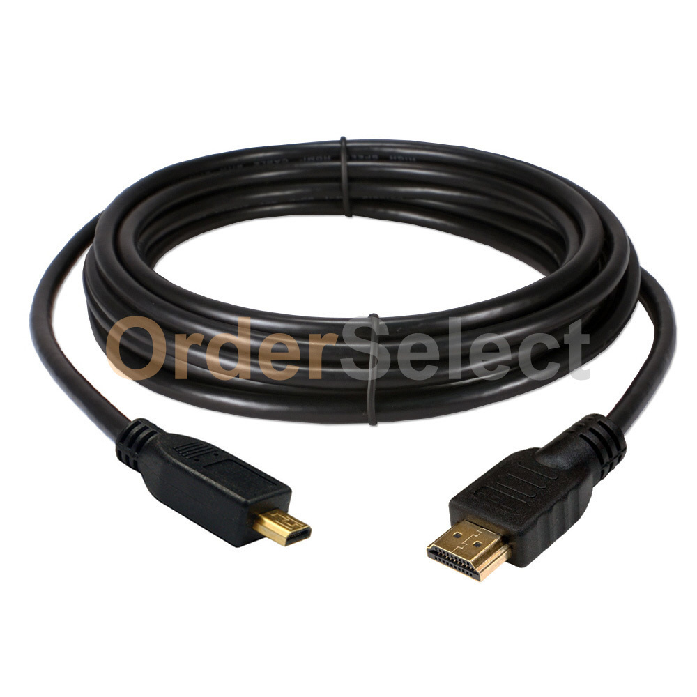 3FT HDMI to Micro HDMI Cable for Smartphone Tablet Amazon Kindle Fire HD