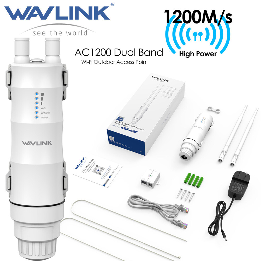 Indoor Outdoor Wireless Router Long Range Wifi Extender AX3000 AC1200 Mesh Wifi