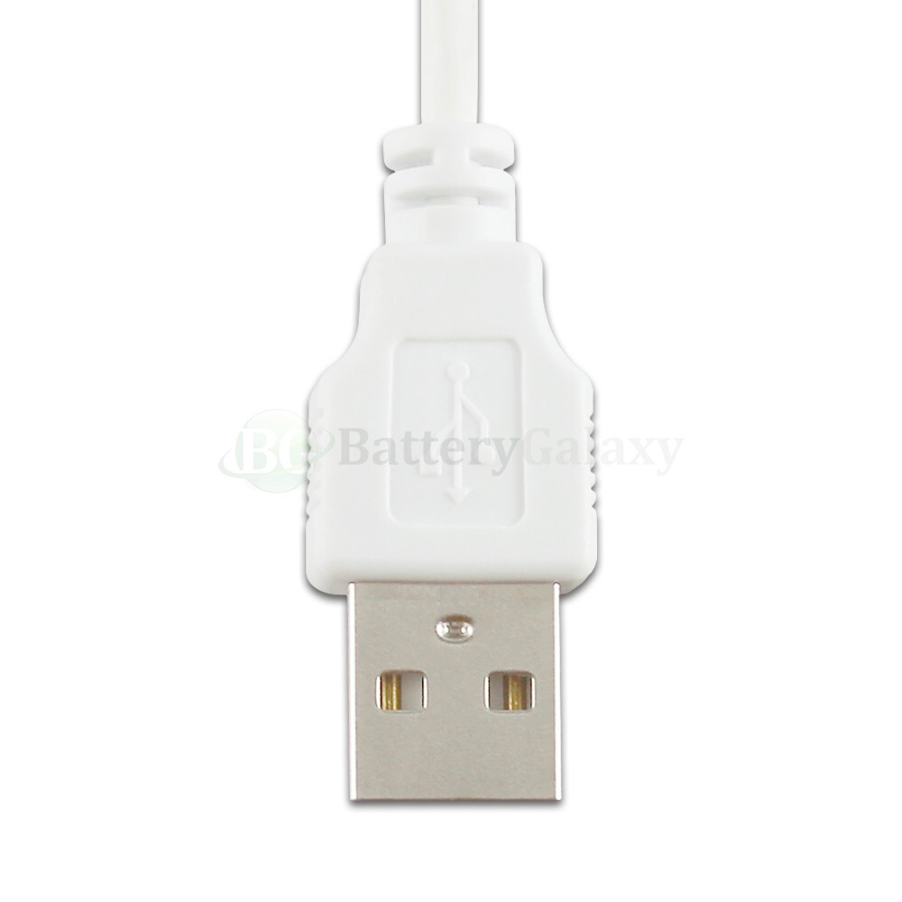 3ft USB 2.0 Extension Cable Type A Male to Female Extender Data Cord WHITE 90cm