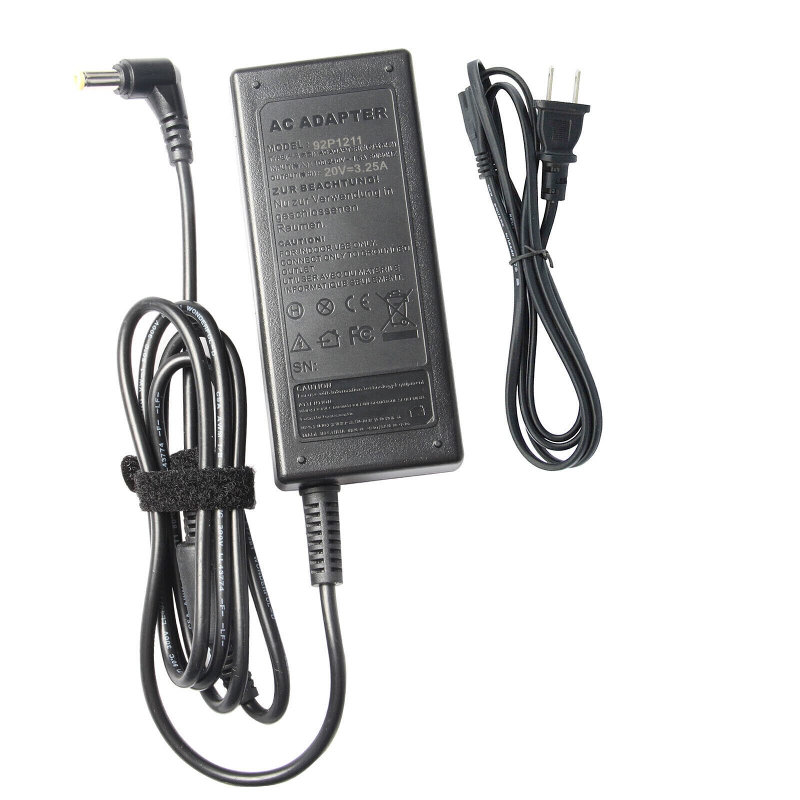LOT OF 65W 20V 3.25A Laptop Charger AC Adapter For Lenovo IdeaPad IBM-5.5*2.5mm*