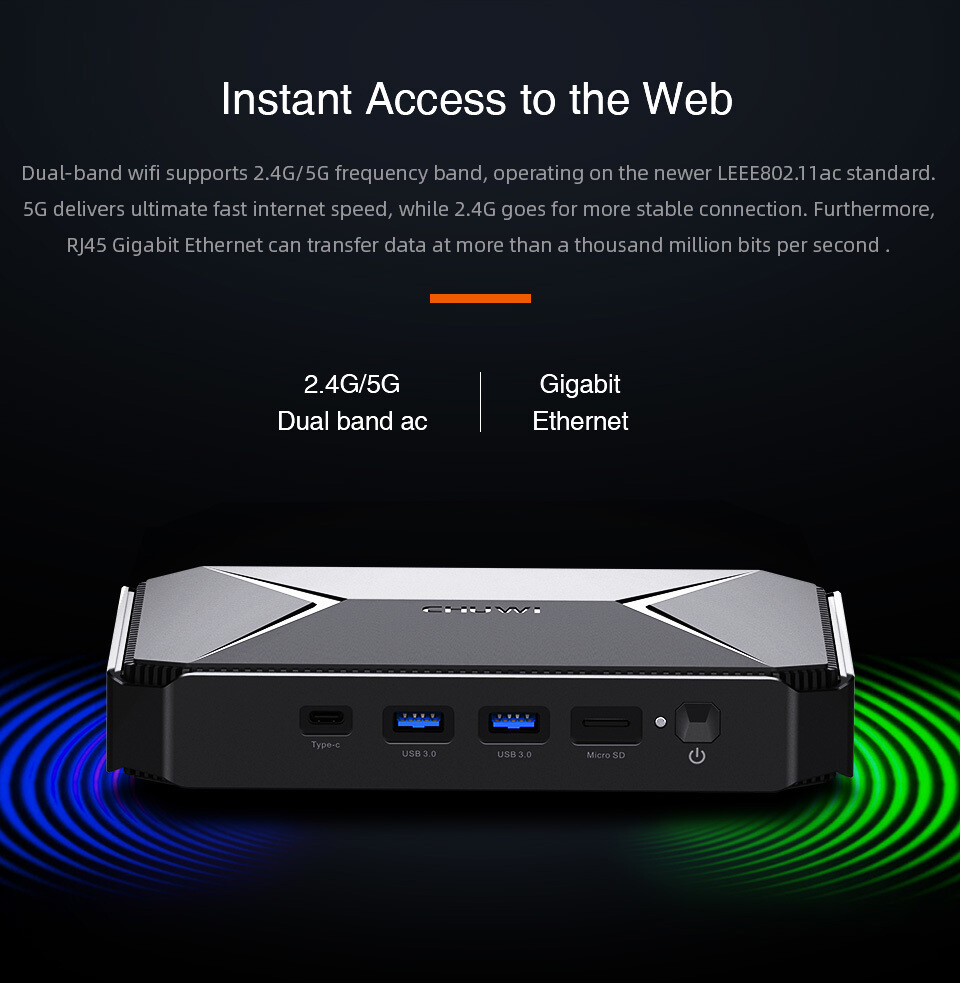 Windows 11 Home Mini PC Intel N5100 Quad Core up to2.7GHz 8GB RAM DDR4 256GB SSD