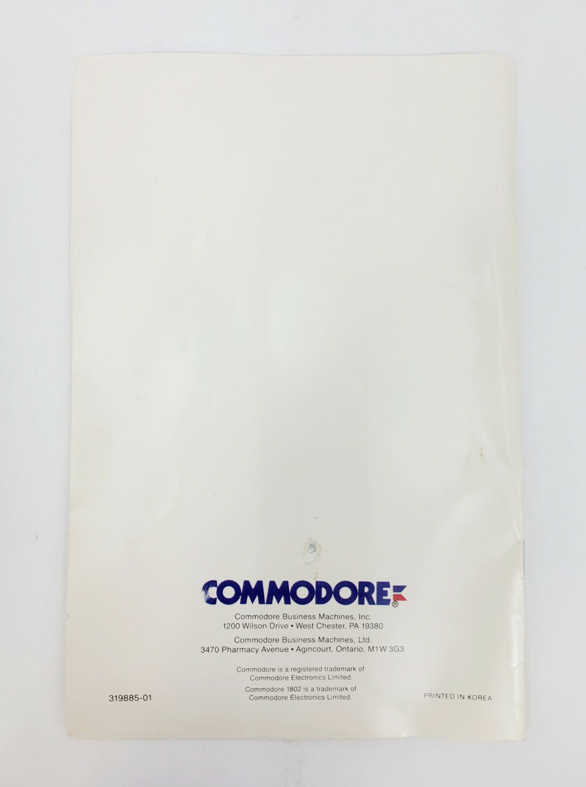 Vintage Commodore 1802 User’s Guide, Buyer’s Guide & Feelies From Original Box