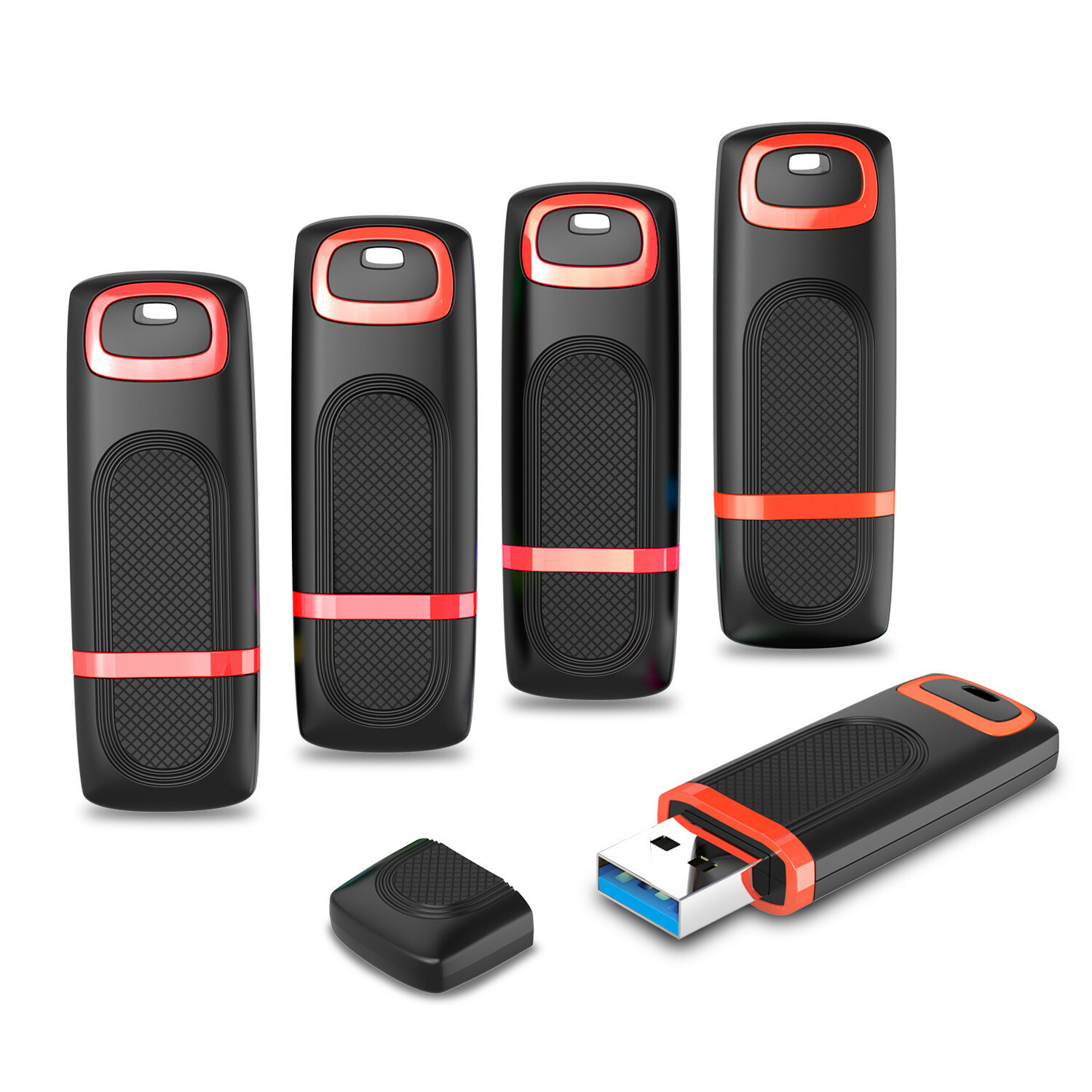 LOT Pack 64GB USB 3.0 Flash Drive Memory Stick Pen Drives Storage For PC Laptop
