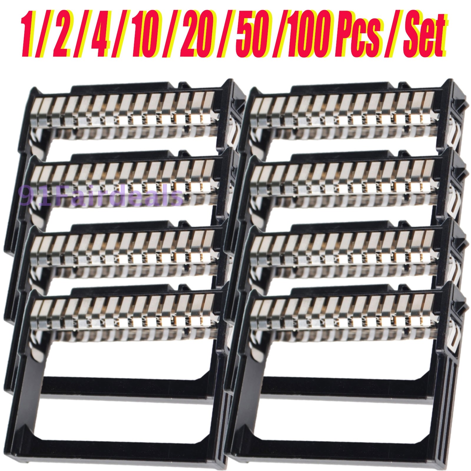 Lot of 1-100Pcs 2.5″ HDD Blank Filler Caddy For HP DL360 DL380 G8 G9 670033-001
