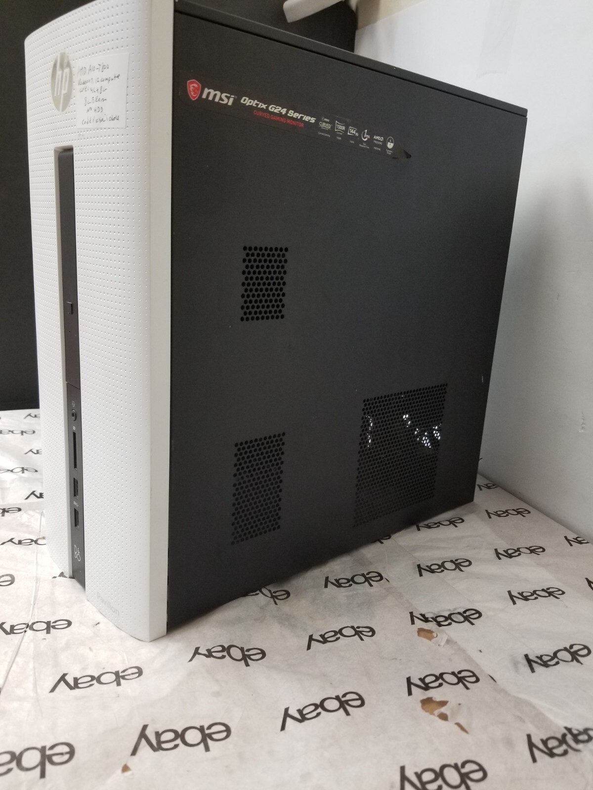 HP Pavilion Desktop 550-127C Tower Computer AMD A10-7800 8GB 0TB NO OS CADDY YES