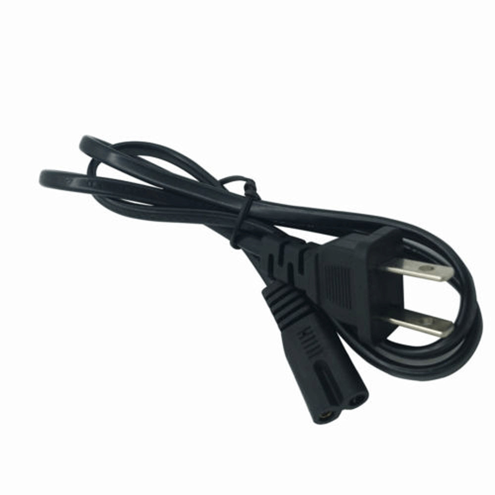 2 Prong 6Ft Long Polarized Power Cord for Vizio LED TV Smart HDTV AC Wall Cable