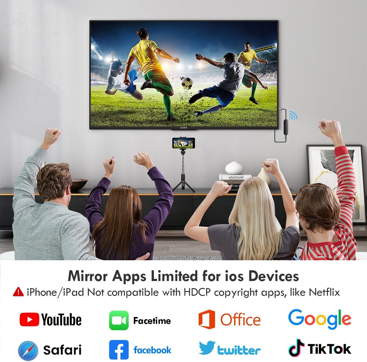 Portable 4K HDMI Display Adapter – Dual Screen Casting for Tablets and Laptops
