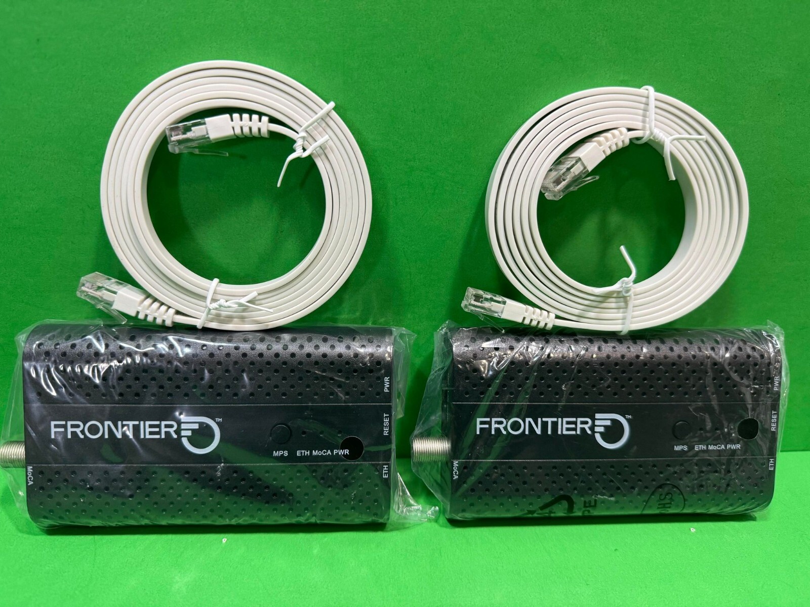 2 PACK – FRONTIER FCA252 MoCa 2.5 Ethernet Network Adapter BRAND NEW